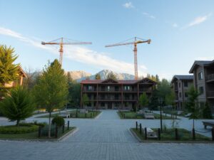 Усадка дома из клееного бруса: мифы и реальность