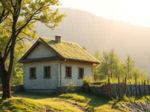 Усадка дома из клееного бруса: мифы и реальность