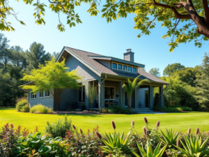 Строительство дома с системой умного дома для контроля освещенности, безопасности и температуры